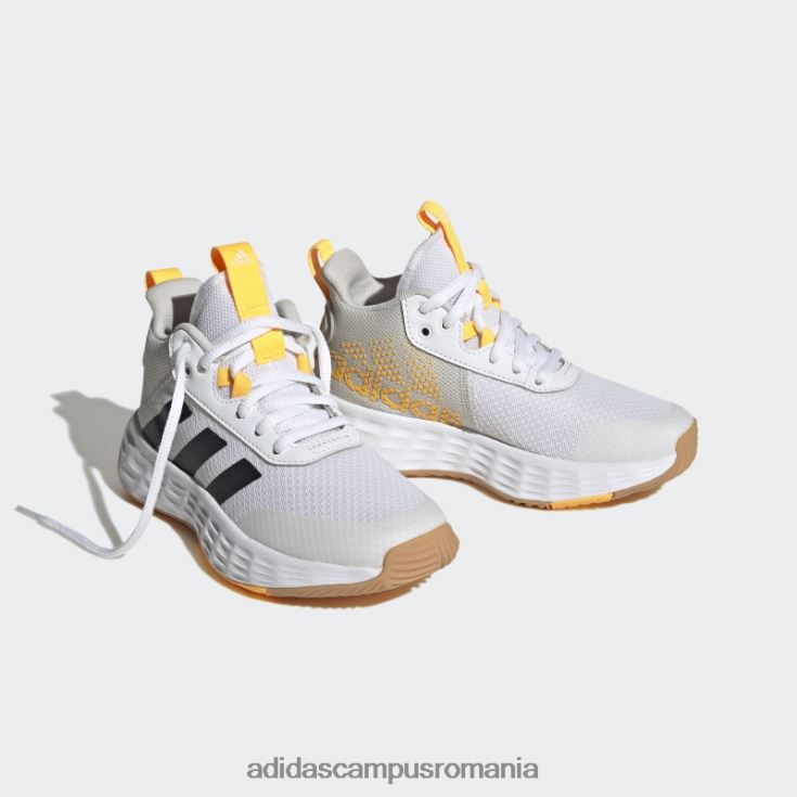 adidas campus romania pantofi albi ownthegame 2.0 copii alb/negru/auriu J266N224509