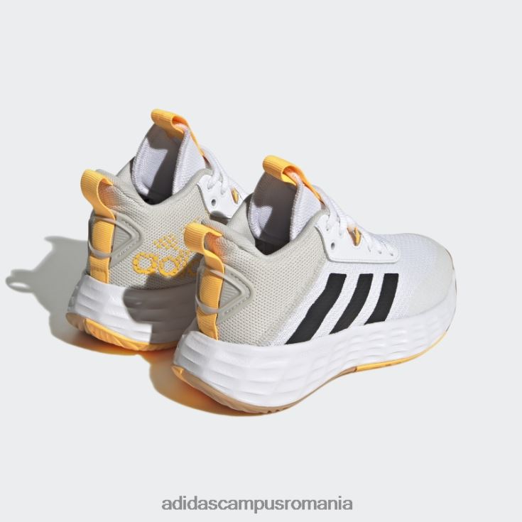 adidas campus romania pantofi albi ownthegame 2.0 copii alb/negru/auriu J266N224509