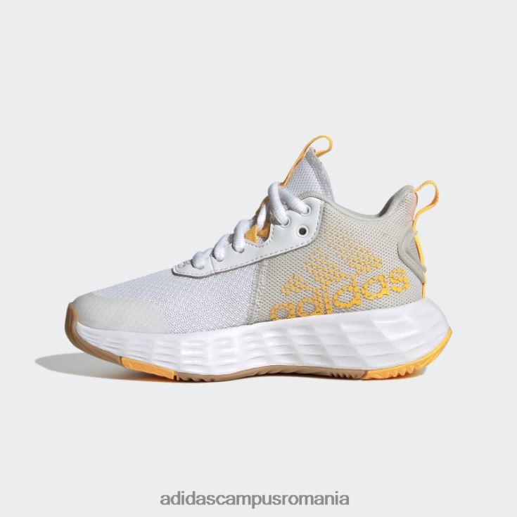 adidas campus romania pantofi albi ownthegame 2.0 copii alb/negru/auriu J266N224509