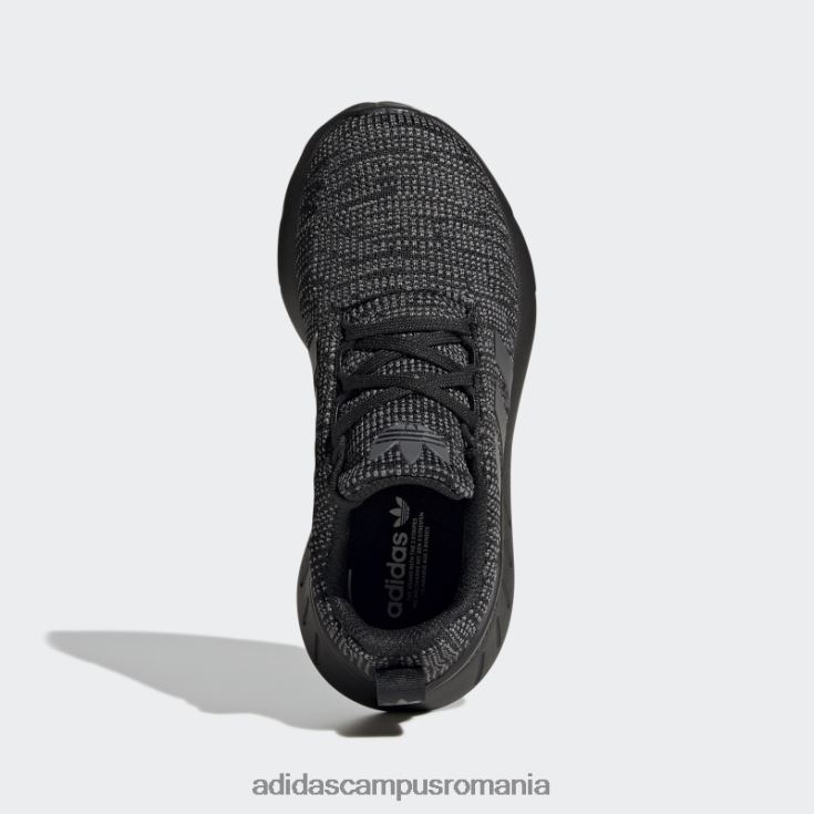 adidas campus romania pantofi albi swift 22 fierbinți copii negru/gri/alb J266N224472