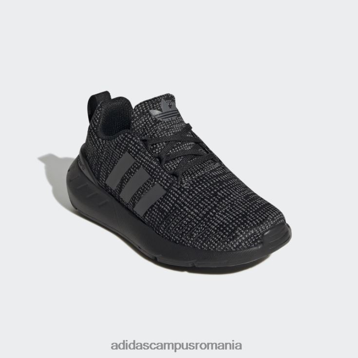 adidas campus romania pantofi albi swift 22 fierbinți copii negru/gri/alb J266N224472