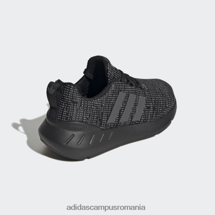adidas campus romania pantofi albi swift 22 fierbinți copii negru/gri/alb J266N224472