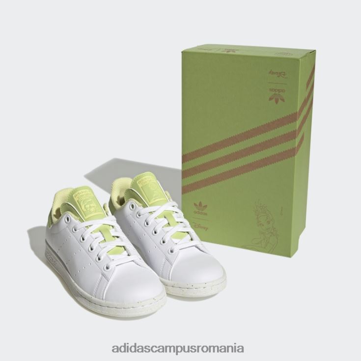 adidas campus romania pantofi albi tiana stan smith copii alb/pantone J266N224724