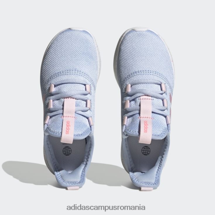 adidas campus romania pantofi cloudfoam pure 2.0 albastru zori copii albastru zori/beam roz/roz J266N224535