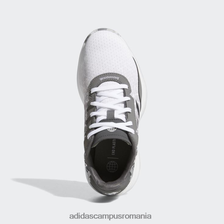 adidas campus romania pantofi de golf gri juniori s2g fără vârfuri stilați copii alb/gri J266N224787