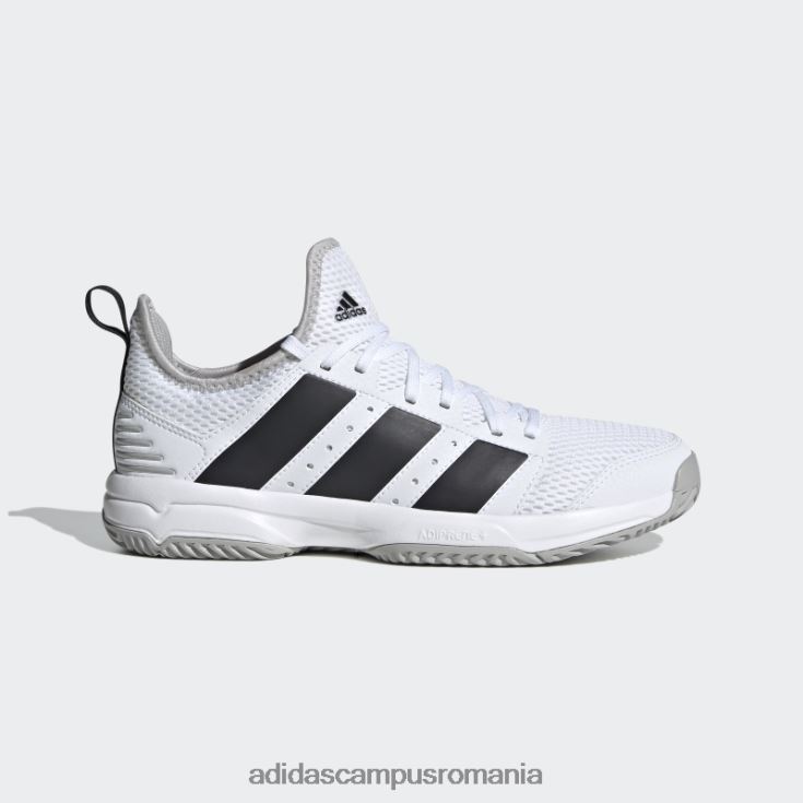 adidas campus romania pantofi de interior stabil alb adidas copii alb/negru/gri J266N224804
