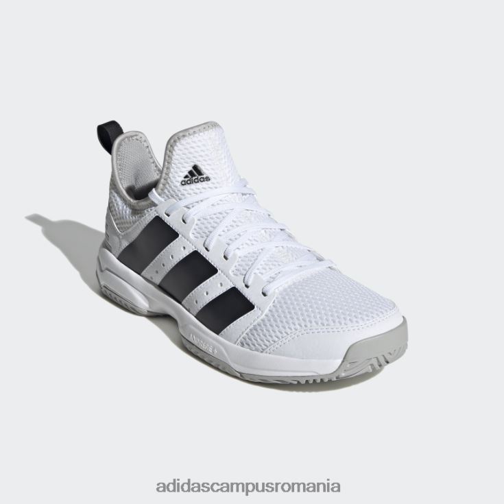 adidas campus romania pantofi de interior stabil alb adidas copii alb/negru/gri J266N224804