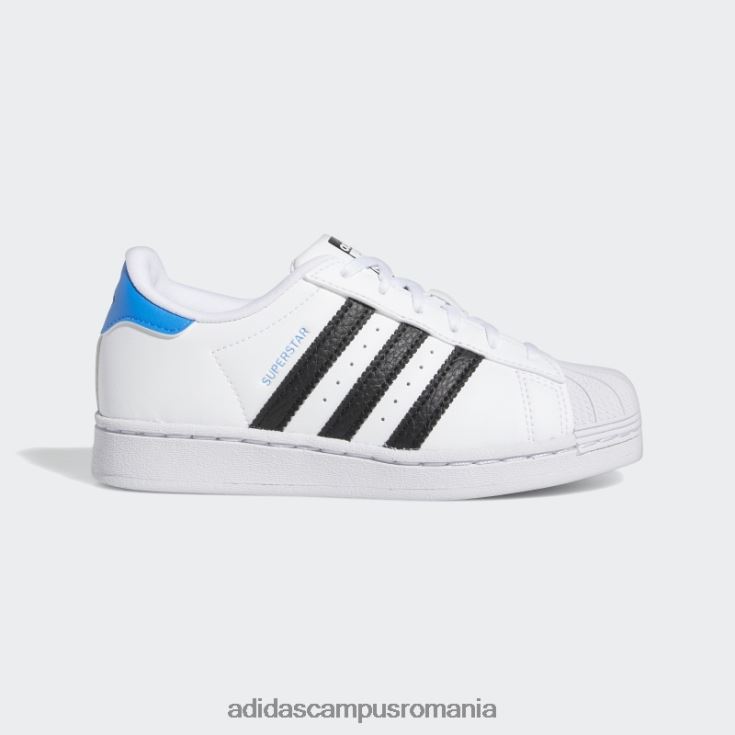 adidas campus romania pantofi de superstar blue rush copii papură alb/negru/albastru J266N224793