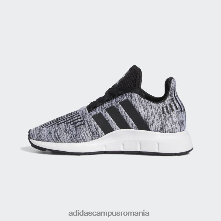 adidas campus romania pantofi eleganti Swift Run negri copii alb negru J266N224451