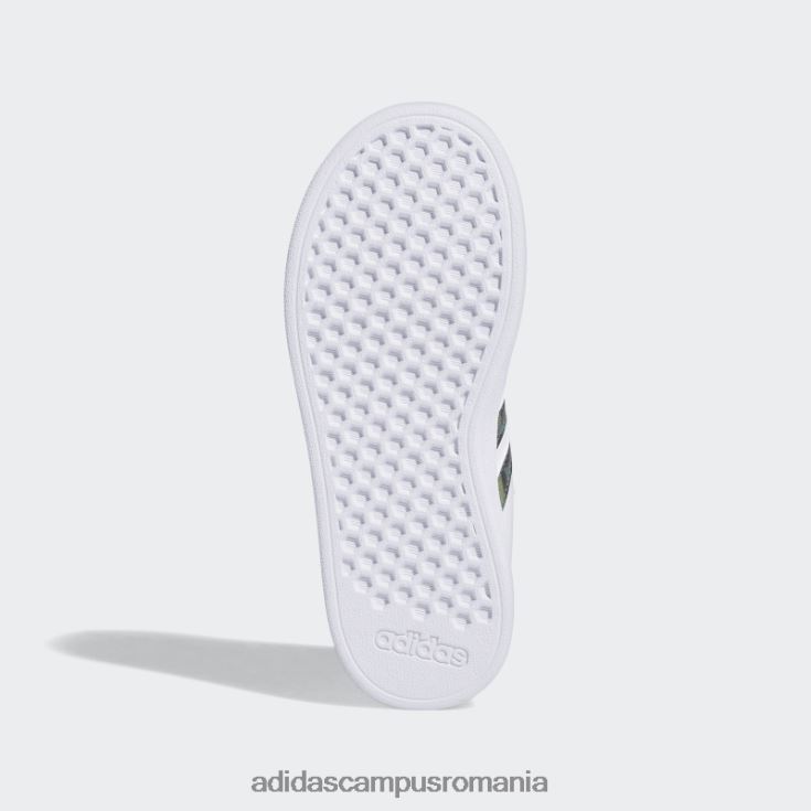 adidas campus romania pantofi fashion blue royal grand court 2.0 copii alb/verde oxid/albastru regal J266N224609