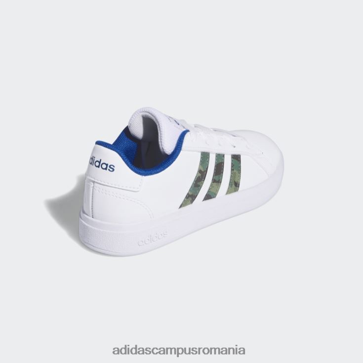 adidas campus romania pantofi fashion blue royal grand court 2.0 copii alb/verde oxid/albastru regal J266N224609