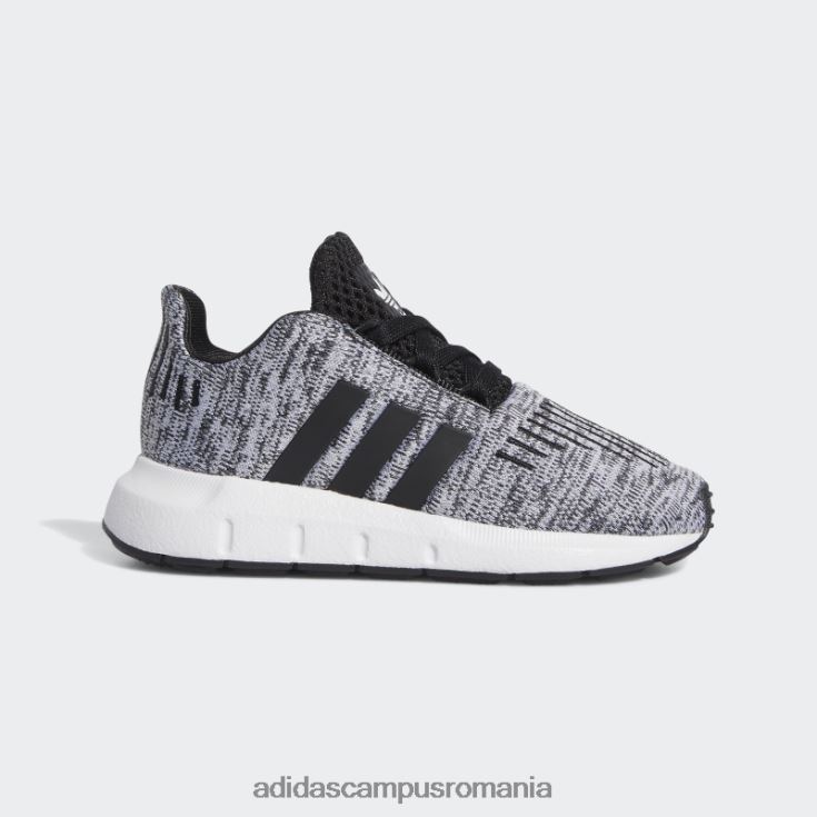 adidas campus romania pantofi hot swift run negri copii alb negru J266N224457