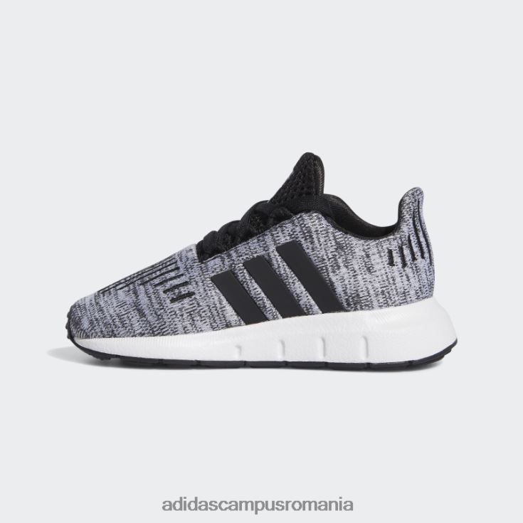 adidas campus romania pantofi hot swift run negri copii alb negru J266N224457