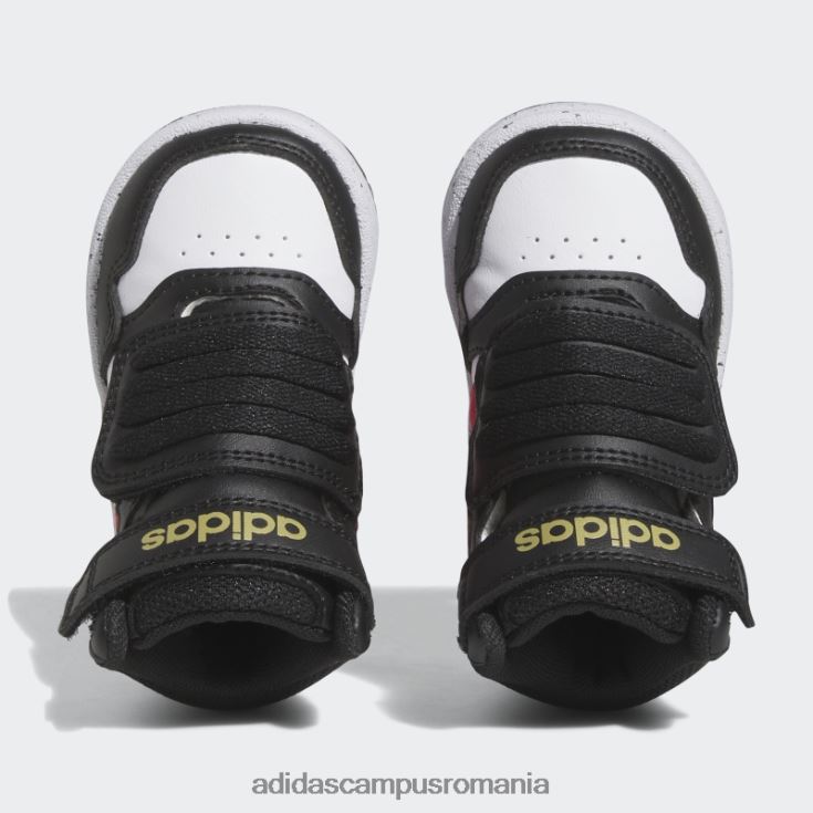 adidas campus romania pantofi mijlocii eleganti cu cercuri negre copii alb/rosu/negru J266N224747