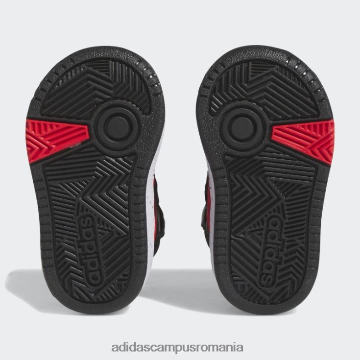 adidas campus romania pantofi mijlocii eleganti cu cercuri negre copii alb/rosu/negru J266N224747