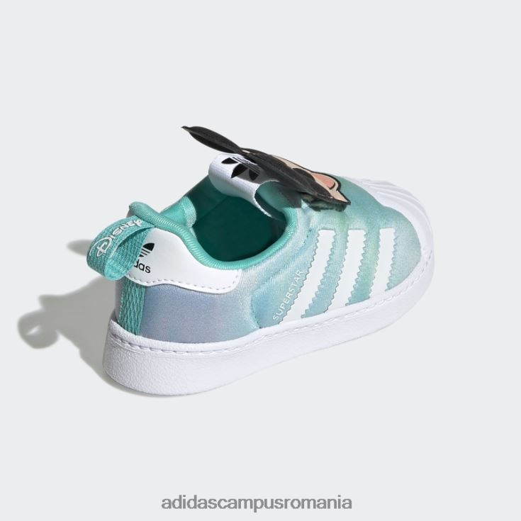 adidas campus romania pantofi mint rush disney superstar 360 copii mint rush/negru/alb J266N224701