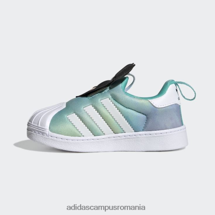 adidas campus romania pantofi mint rush disney superstar 360 copii mint rush/negru/alb J266N224701