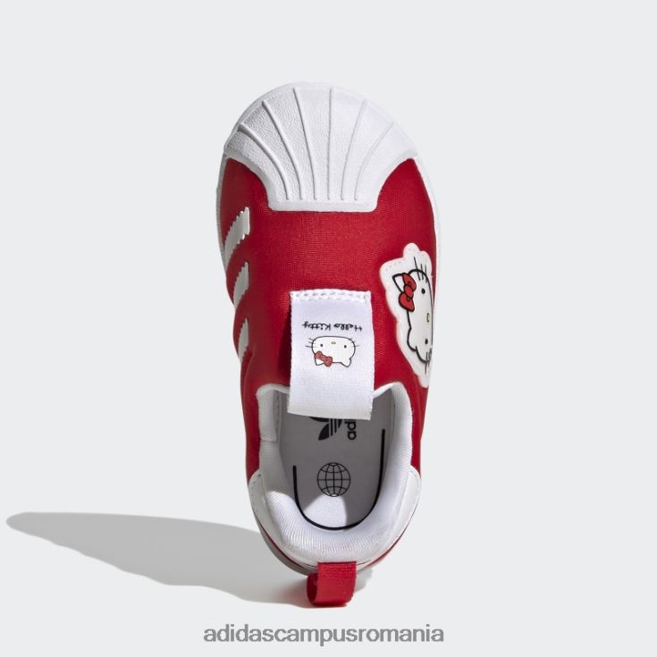 adidas campus romania pantofi negri de modă hello kitty superstar 360 copii roșu/alb/negru J266N224936
