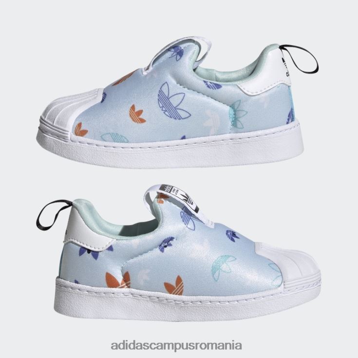 adidas campus romania pantofi negri superstar 360 eleganti copii albastru/negru/alb J266N224801