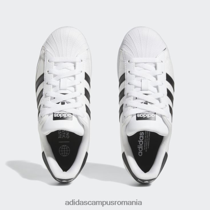 adidas campus romania pantofi negri superstar moda copii alb/negru/auriu metalic J266N224802
