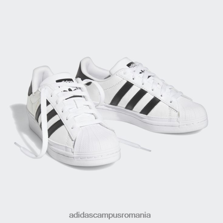 adidas campus romania pantofi negri superstar moda copii alb/negru/auriu metalic J266N224802