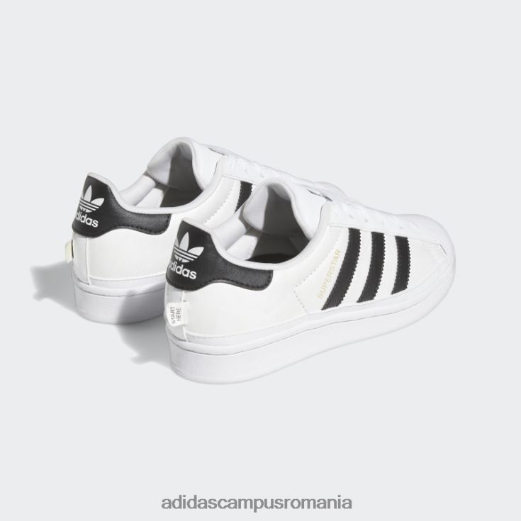 adidas campus romania pantofi negri superstar moda copii alb/negru/auriu metalic J266N224802
