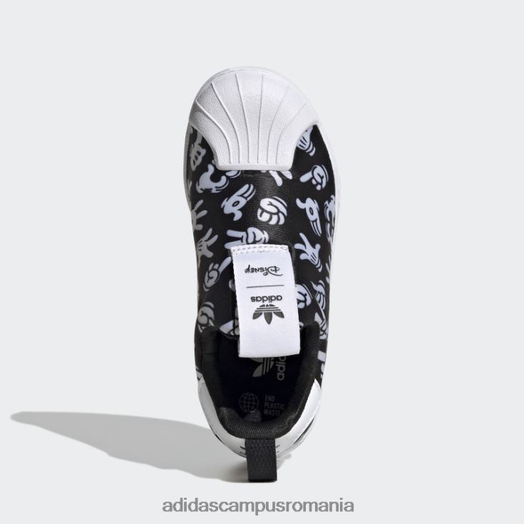 adidas campus romania pantofi negri x disney superstar 360 fierbinți copii alb negru J266N224721