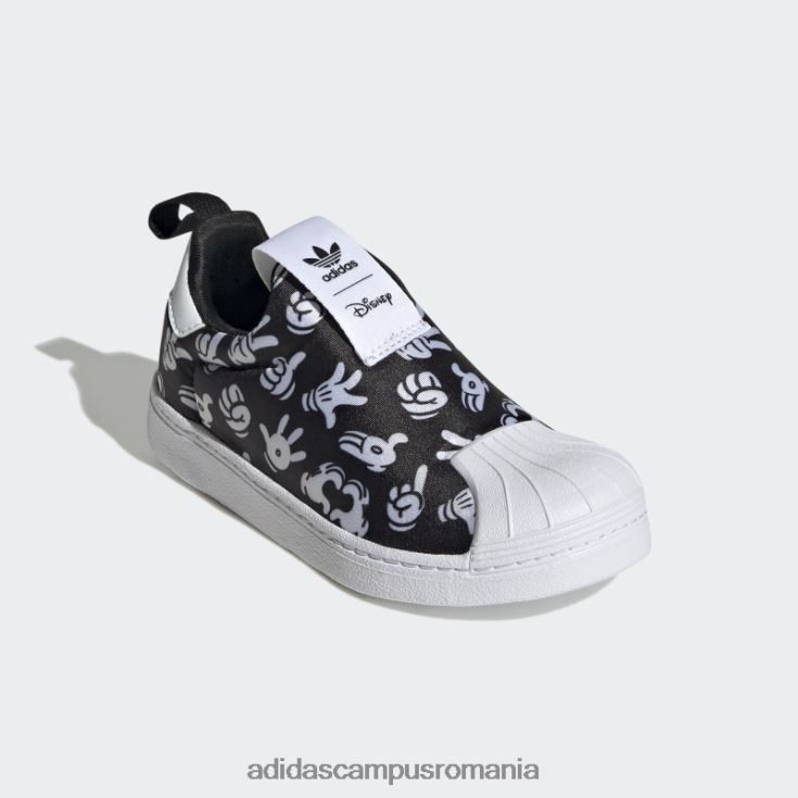 adidas campus romania pantofi negri x disney superstar 360 fierbinți copii alb negru J266N224721