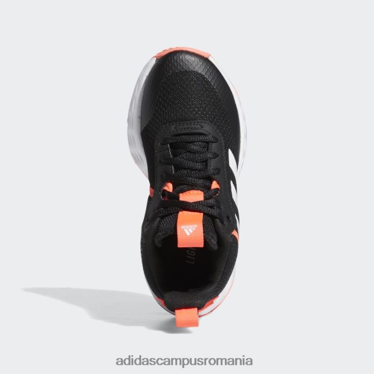 adidas campus romania pantofi ownthegame 2.0 negri copii negru/alb/turbo J266N224733