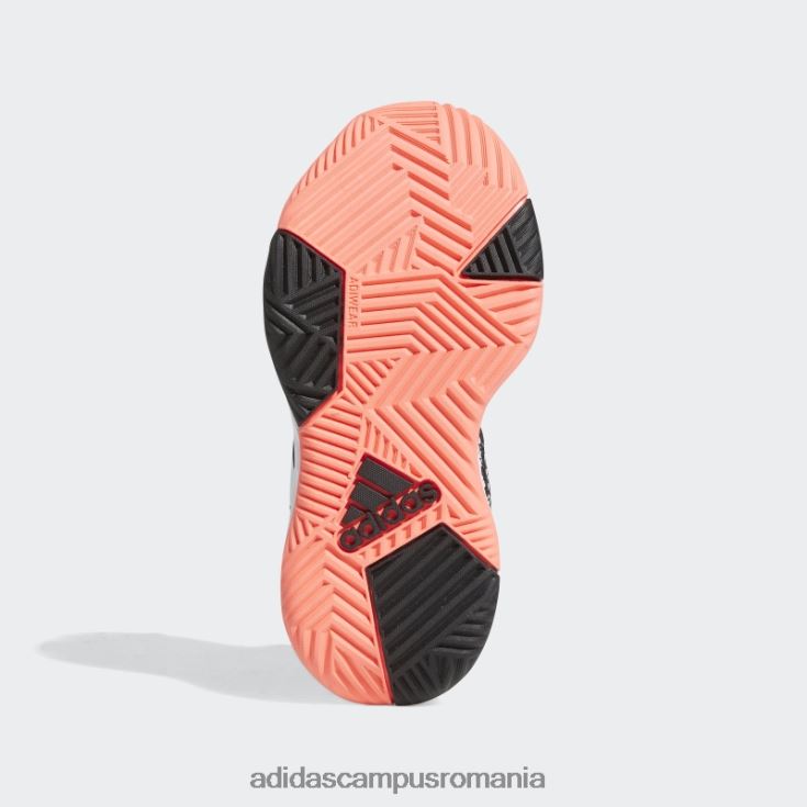 adidas campus romania pantofi ownthegame 2.0 negri copii negru/alb/turbo J266N224733