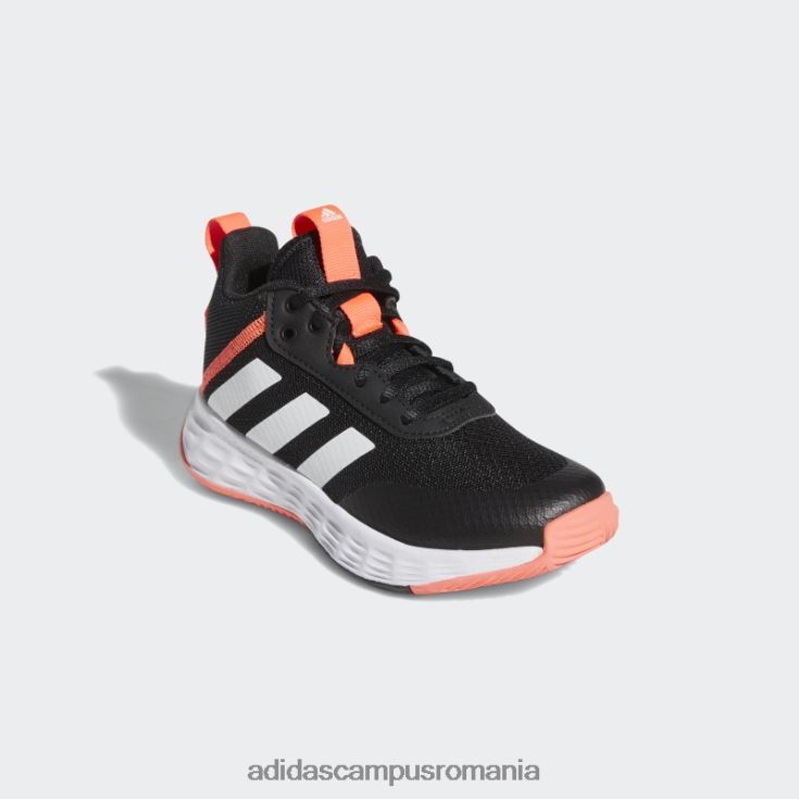 adidas campus romania pantofi ownthegame 2.0 negri copii negru/alb/turbo J266N224733
