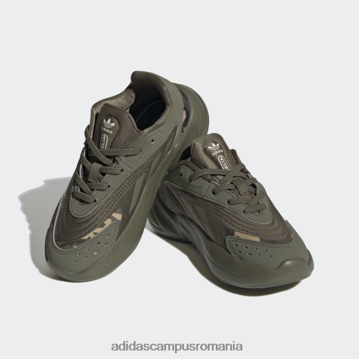 adidas campus romania pantofi ozelia aluminiu stilat copii măslin/aluminiu J266N224699