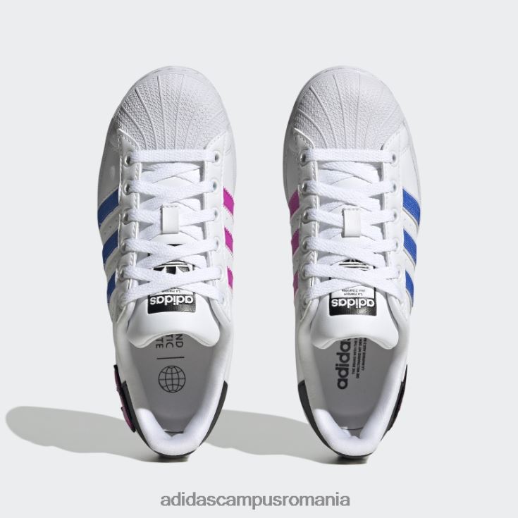 adidas campus romania pantofi pantone superstar moda copii alb/albastru/pantone J266N224704