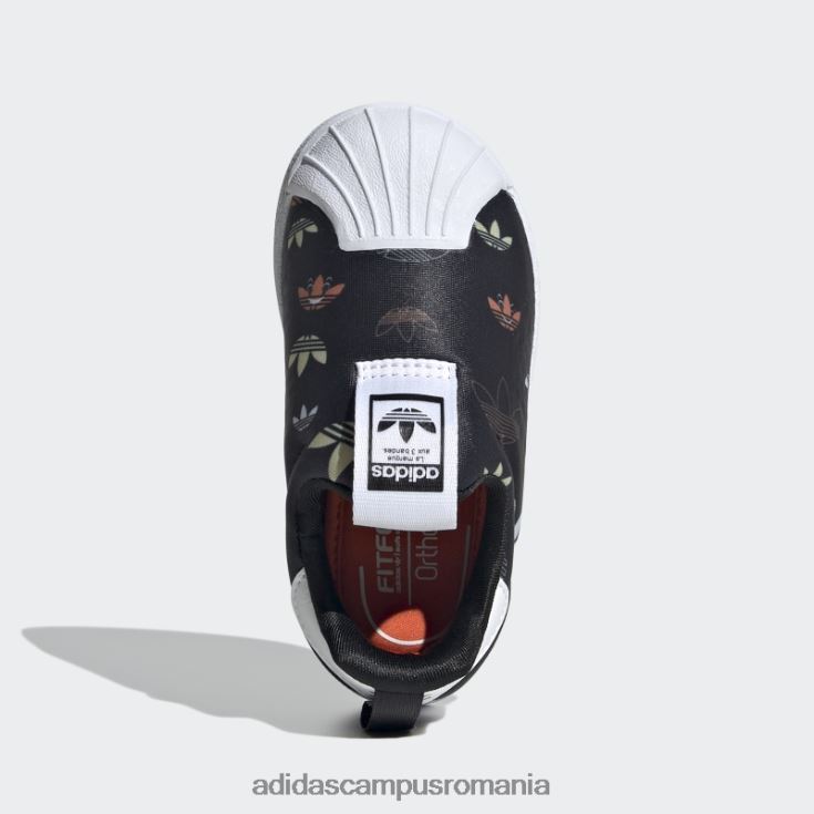 adidas campus romania pantofi portocalii superstar 360 copii negru/alb/portocaliu J266N224740