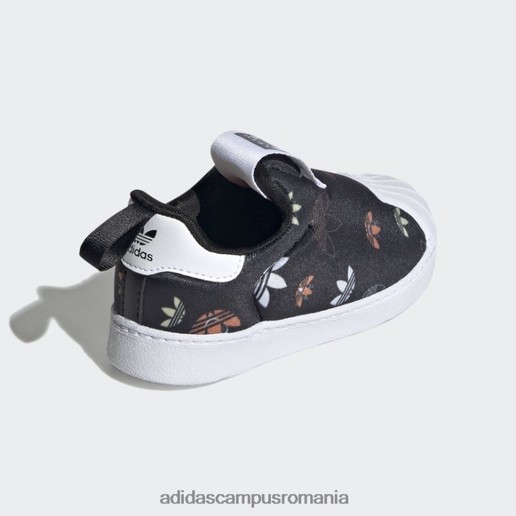 adidas campus romania pantofi portocalii superstar 360 copii negru/alb/portocaliu J266N224740