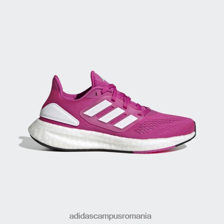 adidas campus romania pantofi pureboost 22 de mentă fierbinte copii fucsia/alb/menta J266N224794