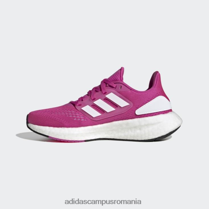 adidas campus romania pantofi pureboost 22 de mentă fierbinte copii fucsia/alb/menta J266N224794