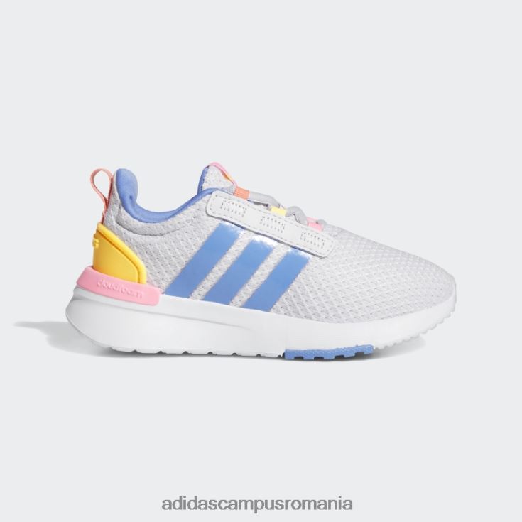 adidas campus romania pantofi racer tr21 lifestyle dantela dash gri copii gri liniuță/alb/roz fascicul J266N224727