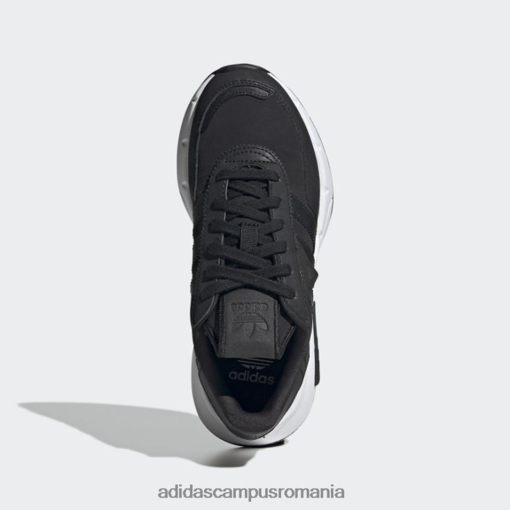 adidas campus romania pantofi retropy f2 negri copii alb negru J266N224644