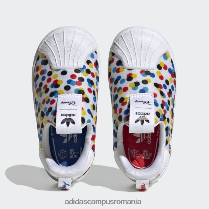 adidas campus romania pantofi roșii superstar 360 copii alb/negru/rosu J266N224697