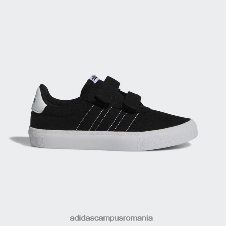 adidas campus romania pantofi skateboard vulcraid3r negri copii alb negru J266N224805