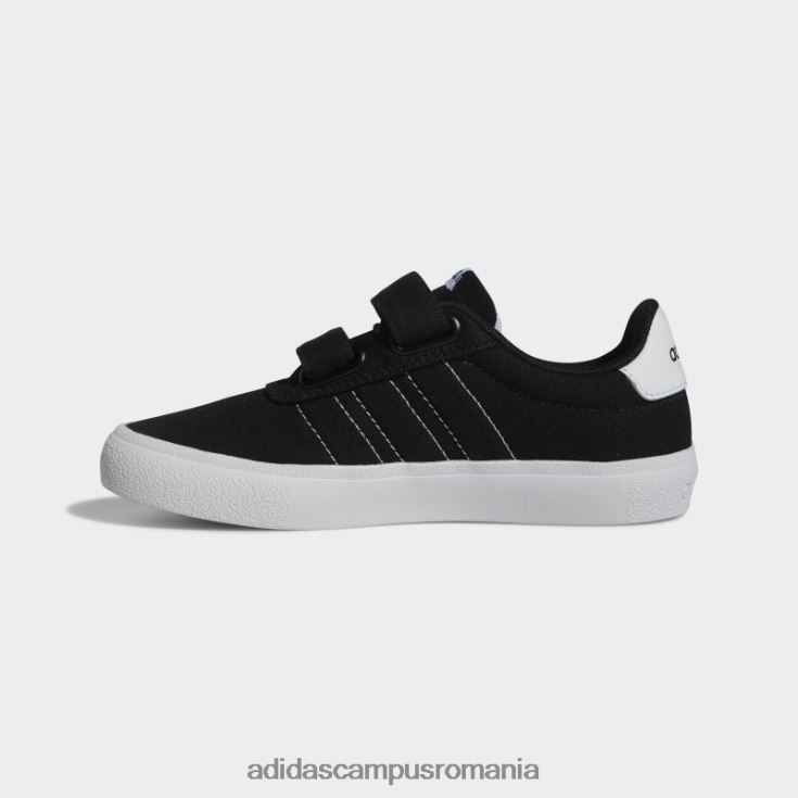 adidas campus romania pantofi skateboard vulcraid3r negri copii alb negru J266N224805