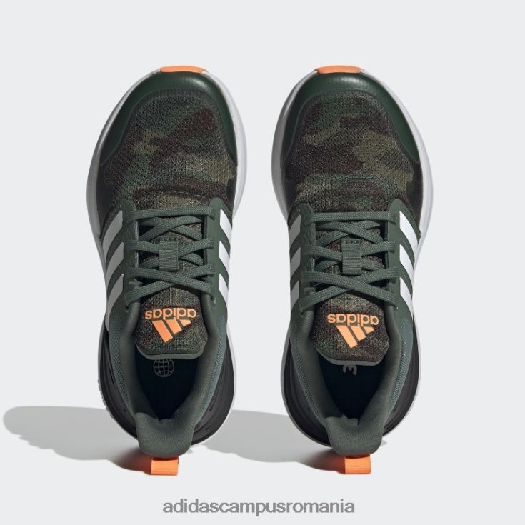 adidas campus romania pantofi sport din dantela de oxid verde rapidasport bounce copii oxid verde/alb/portocaliu J266N224670