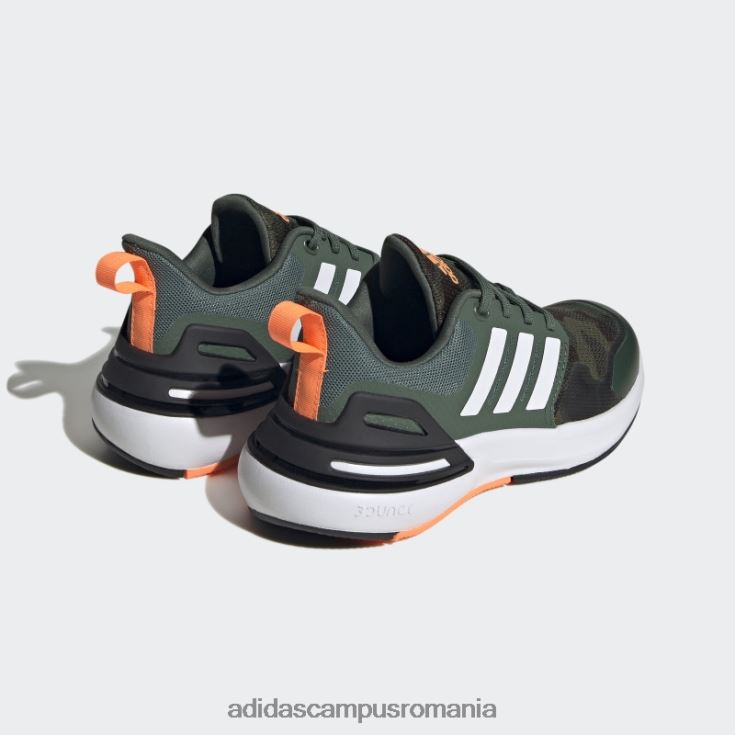 adidas campus romania pantofi sport din dantela de oxid verde rapidasport bounce copii oxid verde/alb/portocaliu J266N224670