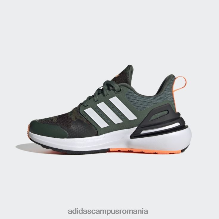 adidas campus romania pantofi sport din dantela de oxid verde rapidasport bounce copii oxid verde/alb/portocaliu J266N224670