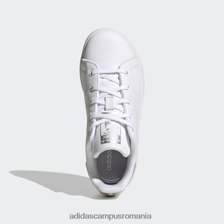 adidas campus romania pantofi stan smith argintii copii alb/gri/argintiu J266N224470