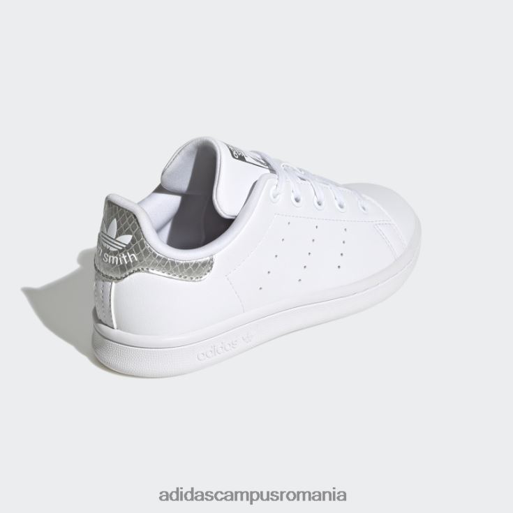 adidas campus romania pantofi stan smith argintii copii alb/gri/argintiu J266N224470