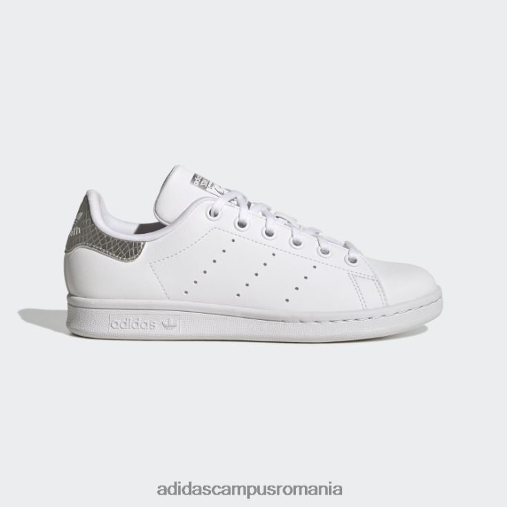 adidas campus romania pantofi stan smith argintii eleganti copii alb/gri/argintiu J266N224612