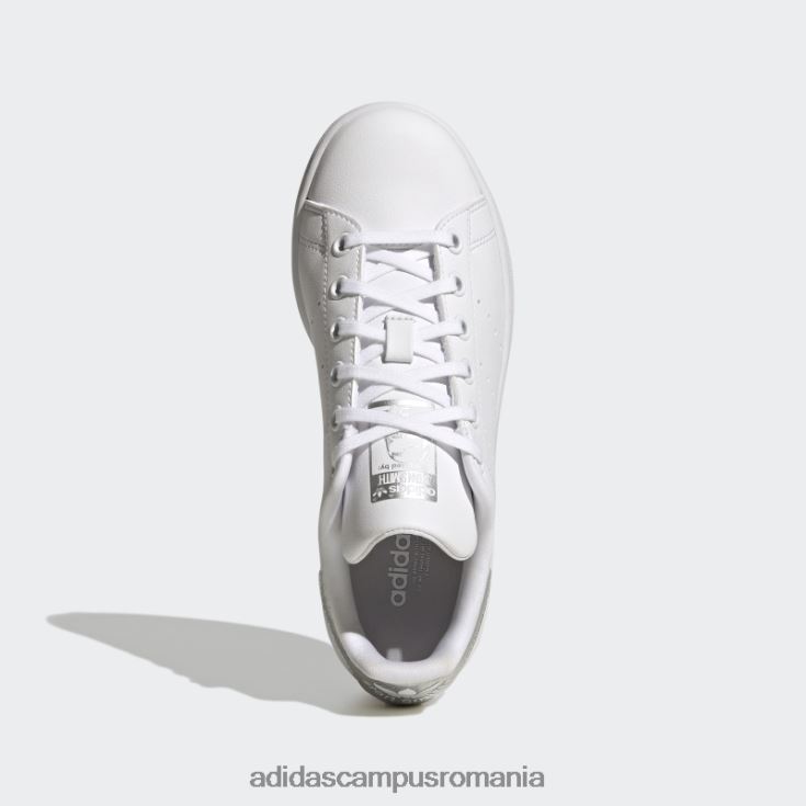 adidas campus romania pantofi stan smith argintii eleganti copii alb/gri/argintiu J266N224612