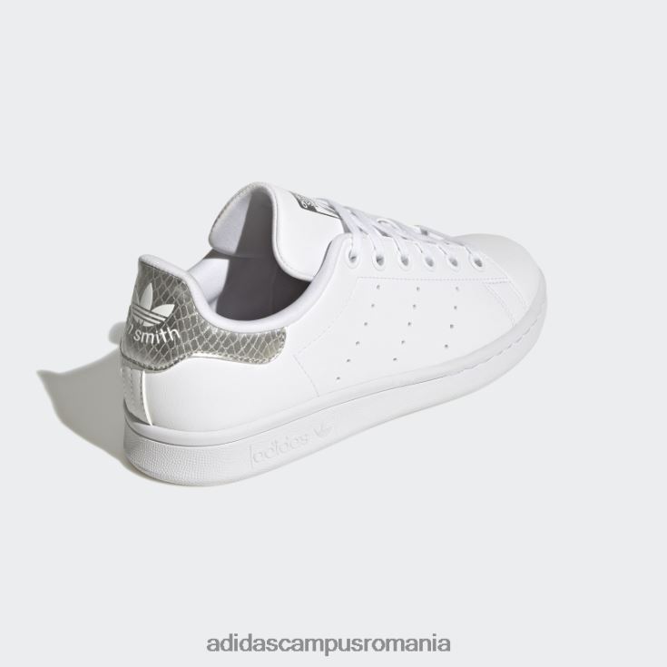 adidas campus romania pantofi stan smith argintii eleganti copii alb/gri/argintiu J266N224612